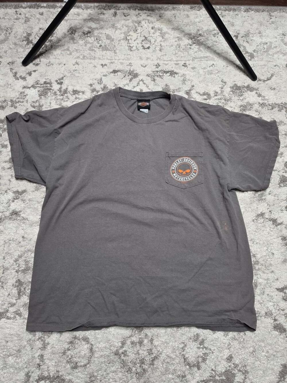 Harley-Davidson Smoky Mountain T-Shirt XL Gray Pocket Tee